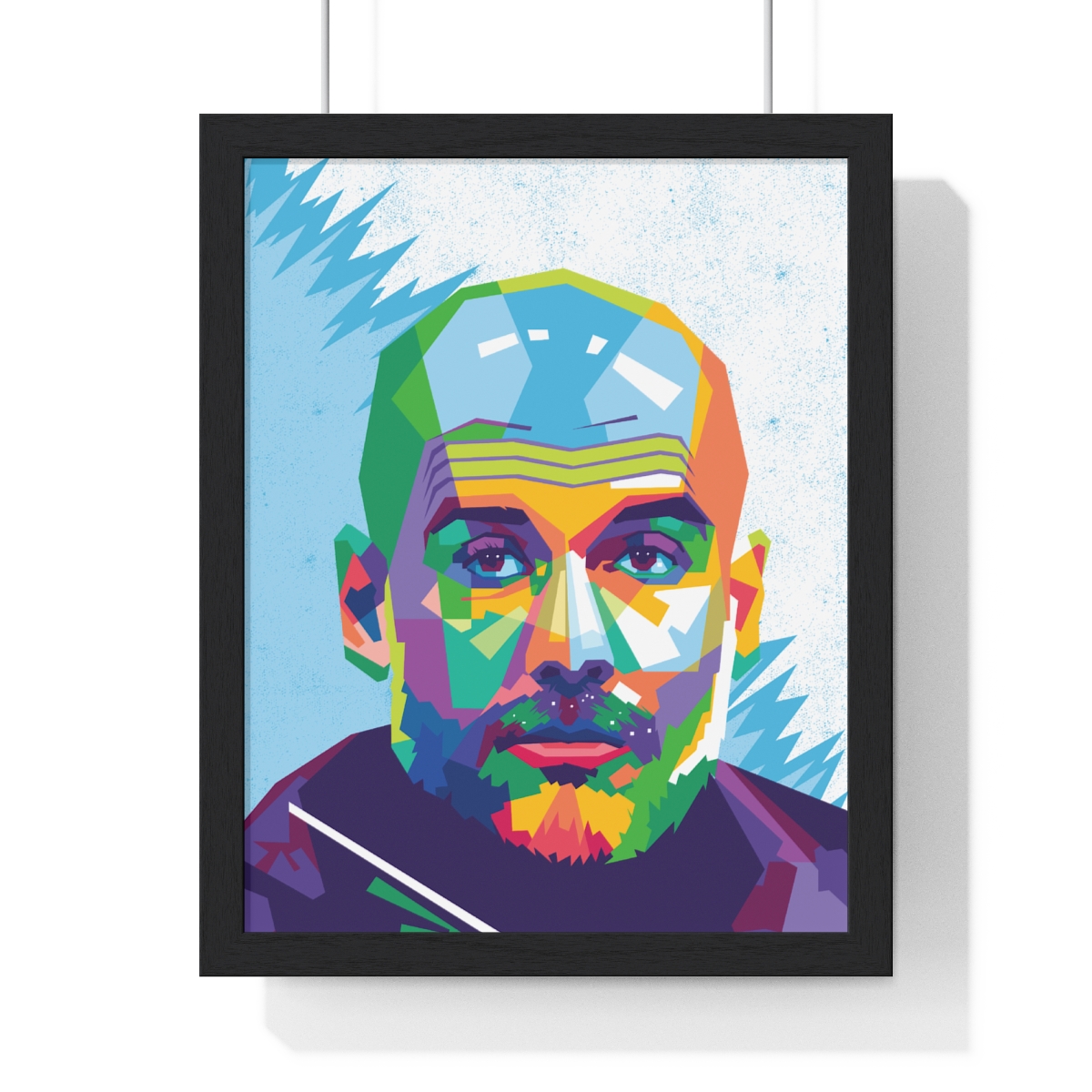 iconic-pep-guardiola-framed-artwork-football-bloody-hell