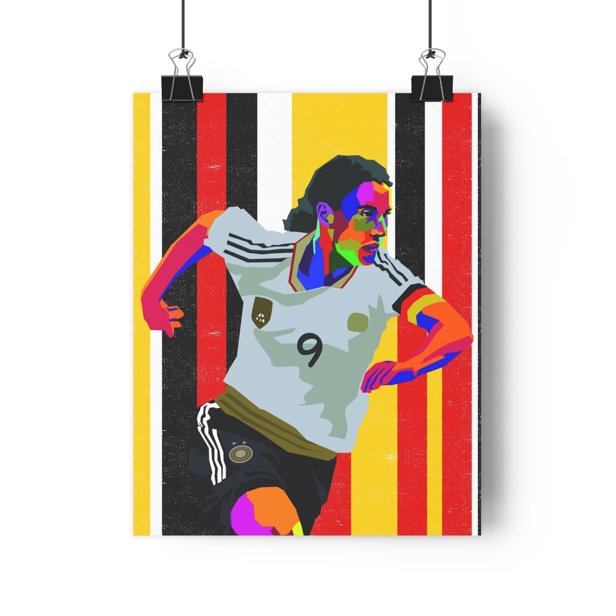 Birgit Prinz: Soccer Icon Poster - Football Bloody Hell