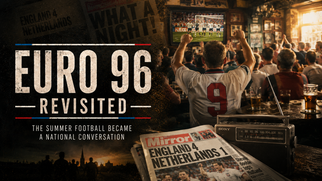 Euro 96 and the Summer Football Became a National Conversation