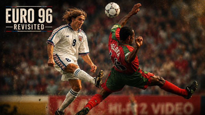 Karel Poborský lob Euro 96