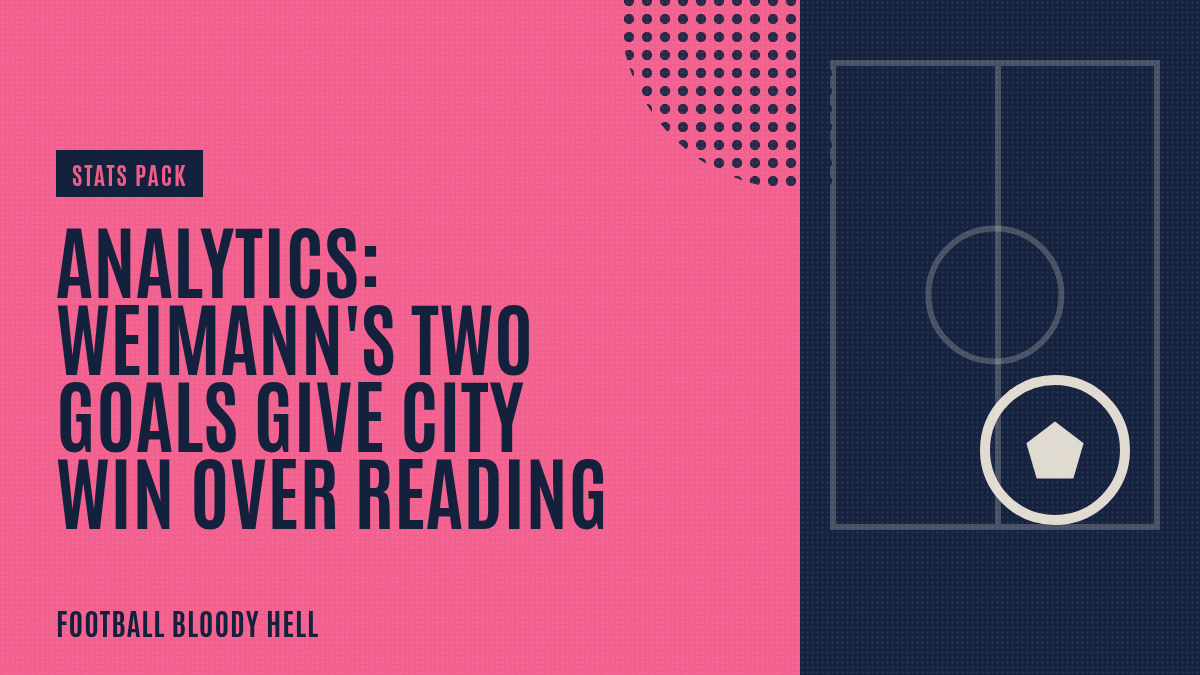 Analytics: Weimann's two goals give City win over Reading