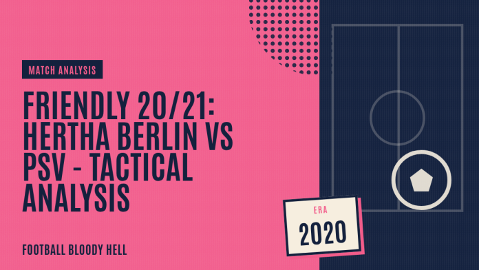 Friendly 2020/21: Hertha Berlin vs PSV - Tactical analysis