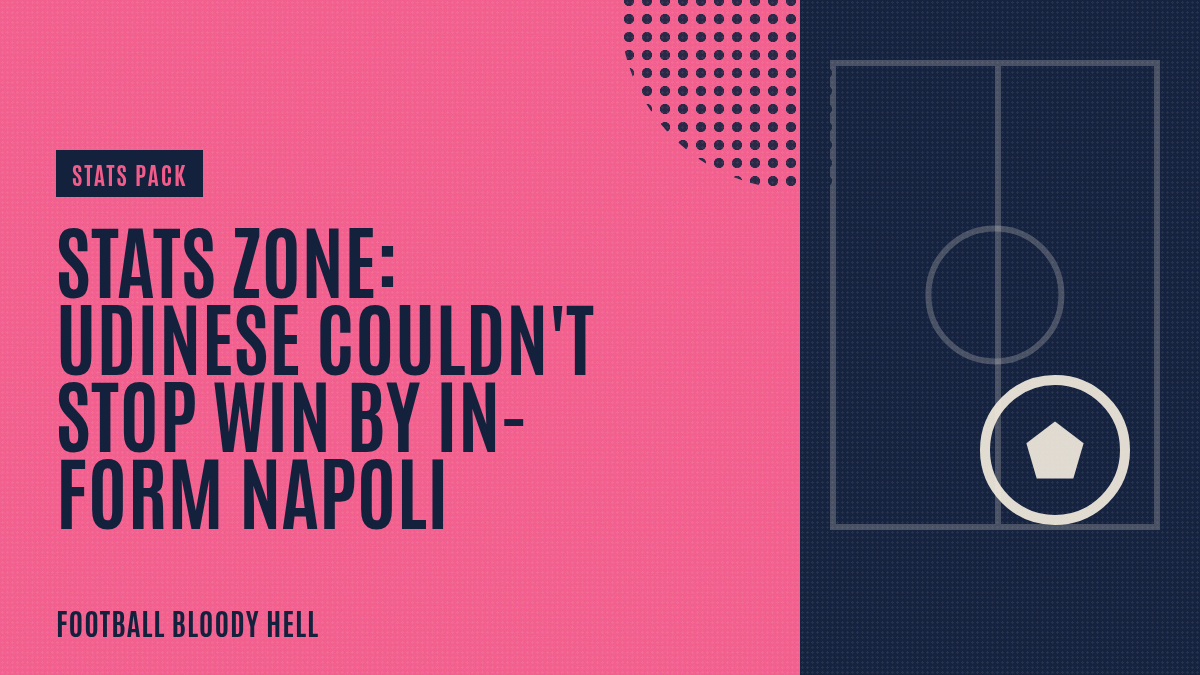 Stats Zone: Udinese couldn't stop win by in-form Napoli