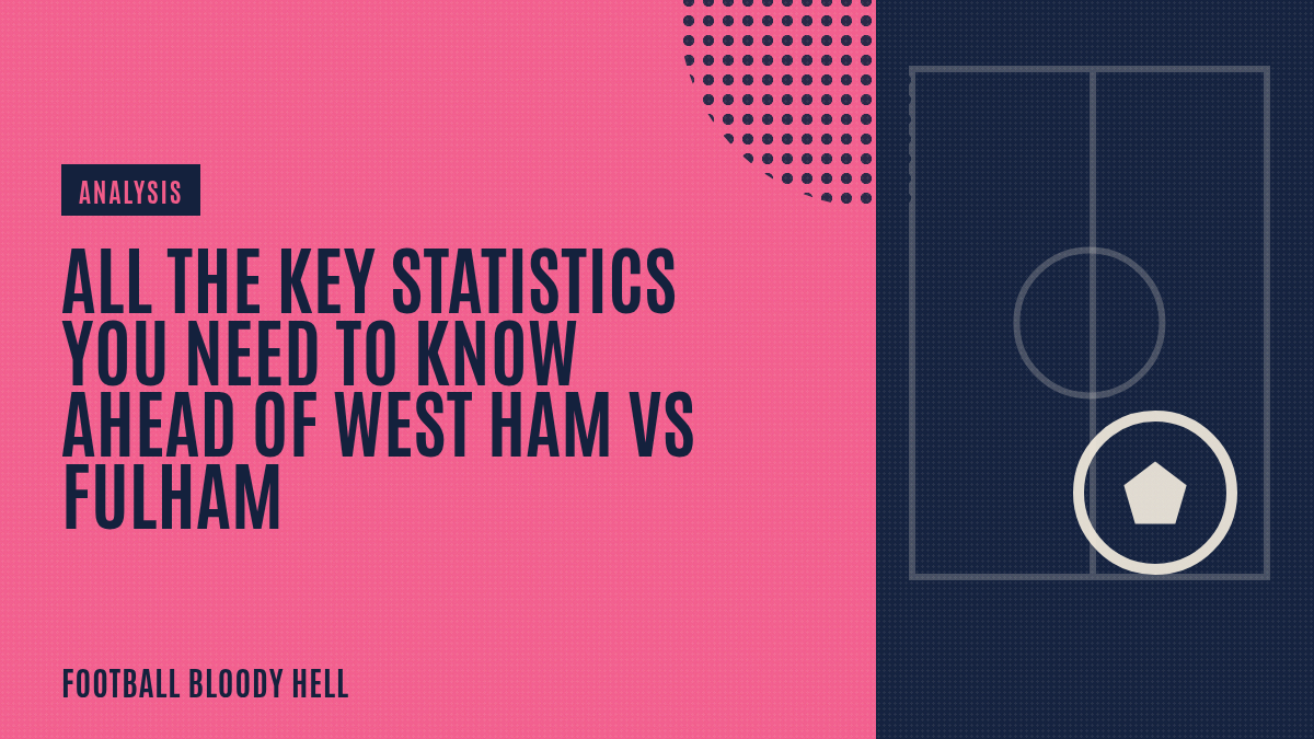 All the key statistics you need to know ahead of West Ham vs Fulham